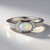 Anello in argento con Opale Australiano
