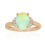 Australischer Opal-Goldring