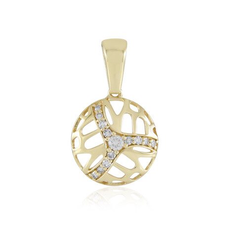 I3 (H) Diamant-Goldanhänger (Ornaments by de Melo)