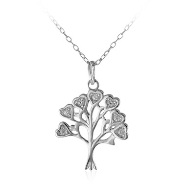 Collana in argento con Zircone