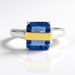 Anello in argento con Fluorite Cangiante