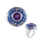 Bague en argent et Améthyste (Adela Silber)