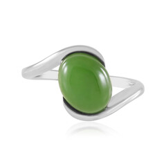 Kanadische Jade-Silberring