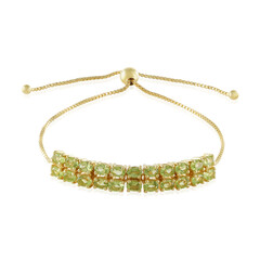 Bracelet en argent et Péridot