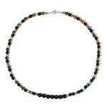 Collana in argento con Onice Nero