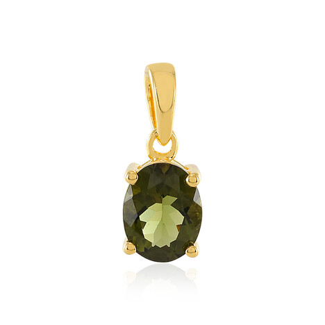 Ciondolo in argento con Moldavite