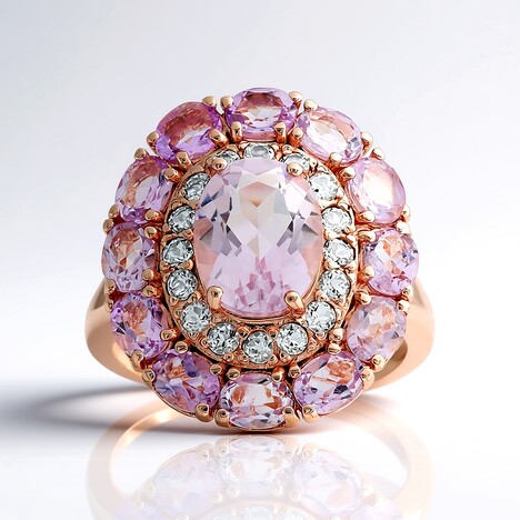 Bague en argent et Améthyste de Bolivie
