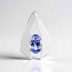 Ciondolo in argento con Tanzanite (Pallanova)