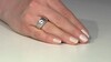 Anillo en plata con Topacio blanco