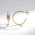 Orecchini in oro con Diamante I2 (H) (de Melo Gold)