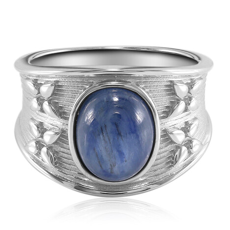 Zilveren ring met een kyaniet (TPC)
