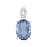 Ciondolo in argento con Quarzo Blu