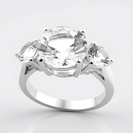Anello in argento con Danburite
