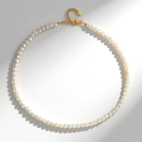 Collana in argento con Quarzo Aura Angel