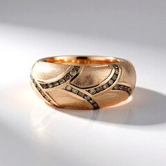 Anello in oro con Diamante Champagne I2 (KM by Juwelo)