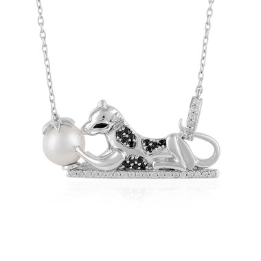 Süßwasserzuchtperlen-Silbercollier