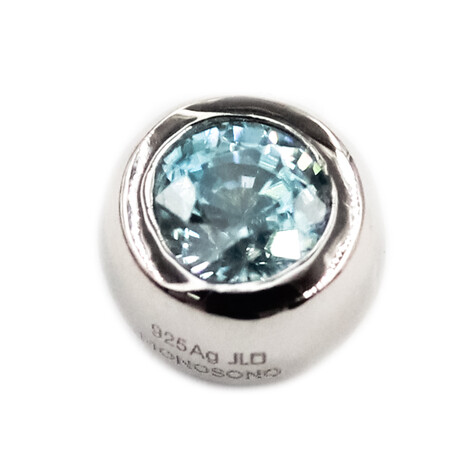 Ciondolo in argento con Zircone Ratanakiri (MONOSONO COLLECTION)