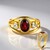 Anello in argento con Granato Malawi