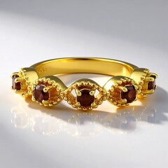 Anello in argento con Zircone Rosa