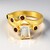 Bague en argent et Quartz blanc (MONOSONO COLLECTION)