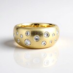 Anello in oro con Diamante I2 (I) (de Melo Gold)