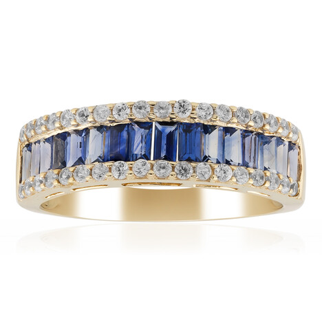 Blauer Ceylon-Saphir-Goldring
