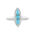 Bague en argent et Turquoise Sleeping Beauty