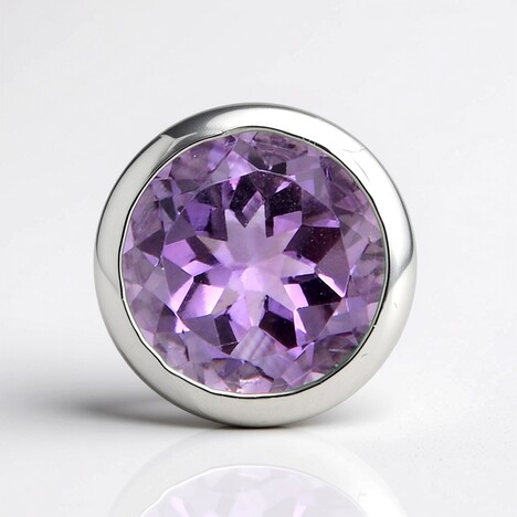 Ciondolo in argento con Ametista (MONOSONO COLLECTION)