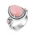 Pinkfarbener Opal-Silberring (Desert Chic)