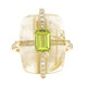 Bague en or et Quartz rutile (Cheveux de Vénus) (CIRARI)