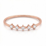 9K SI1 (G) Diamond Gold Ring (Annette)
