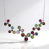 Collar en plata con Turmalina
