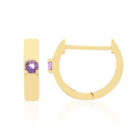 Amethyst-Silberohrringe