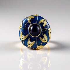Anello in argento con Sodalite (Adela Silber)