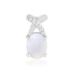 Zilveren hanger met een Australische opaal