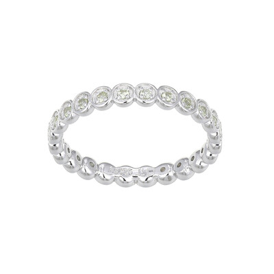 Bague en argent et Péridot