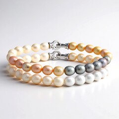 Bracciale in argento con Perla d'Acqua Dolce Bianca (TPC)