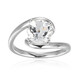 Anello in argento con Topazio Bianco
