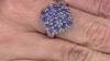 Anillo en plata con Tanzanita