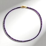 Collana in argento con Lepidolite