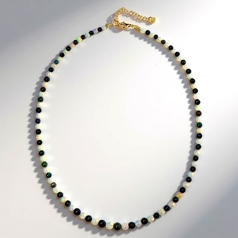 Collana in argento con Opale di Welo