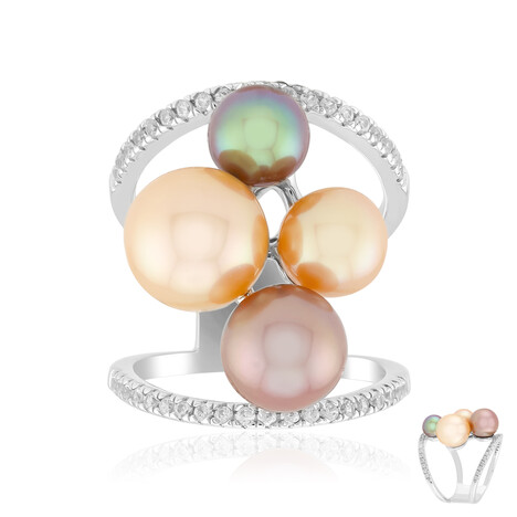 Ming-Perlen-Silberring (TPC)