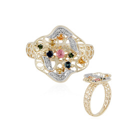 Anillo en oro con Turmalina rosa (Ornaments by de Melo)