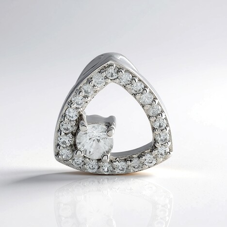 Ciondolo in argento con Zircone