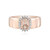 Anillo en plata con Morganita