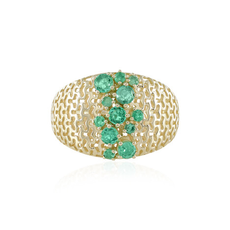 Kolumbianischer Smaragd-Goldring (Ornaments by de Melo)