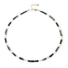 Welo Opal Silver Necklace (Riya)