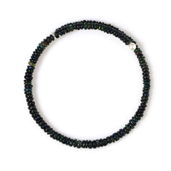 Stalen armband met Mezezo opalen (Riya)