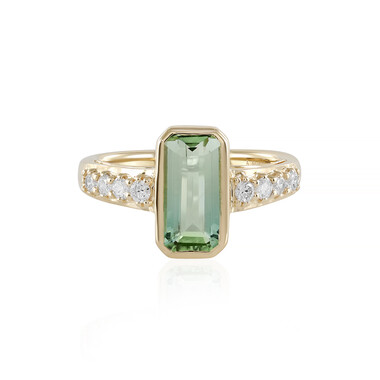 Anello in oro con Tormalina Brasiliana (AMAYANI)