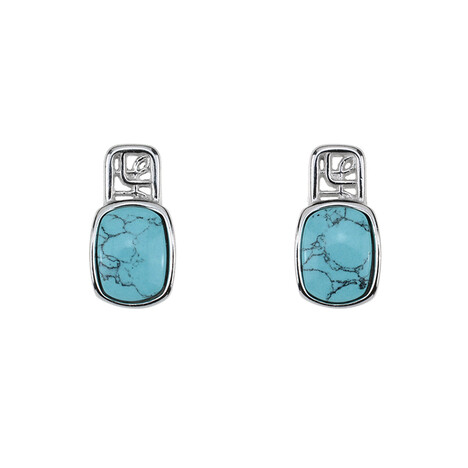 Orecchini in argento con Turchese (dagen)